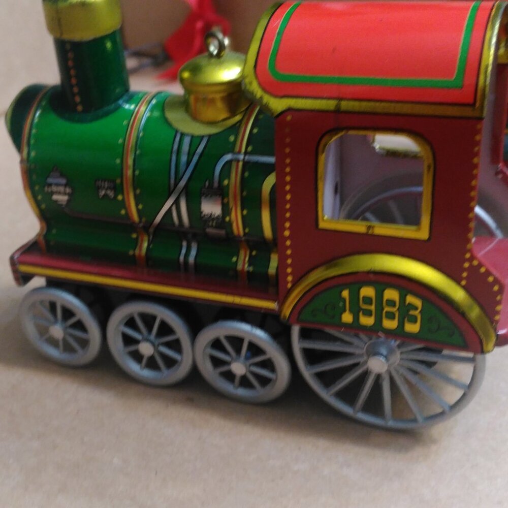 1983 vintage train Hallmark keepsake ornament